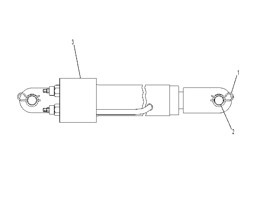 CYLINDER & MTG GP-HOOD 1G7910 CAT