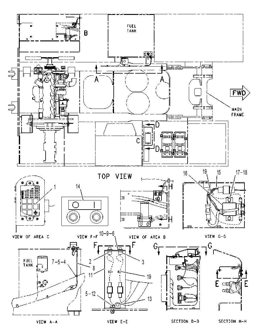 WIRING GP-REFUELING PUMP 1191115 CAT