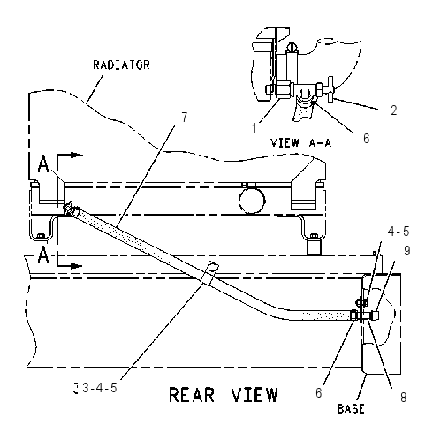 LINES GP-COOLANT DRAIN 1157570 CAT