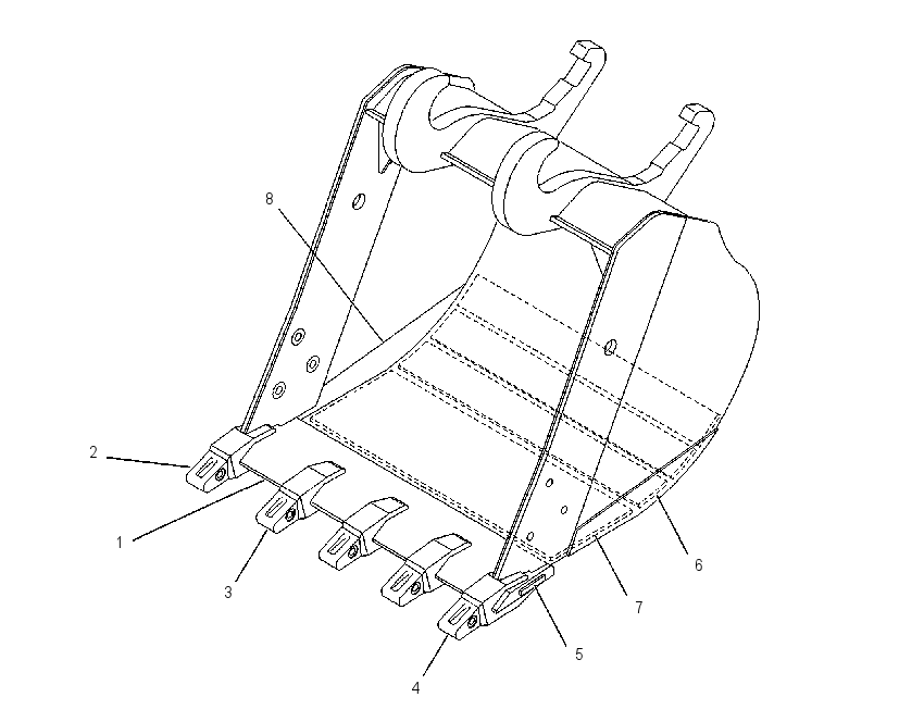 BUCKET AS-TRENCHING 1068899 CAT
