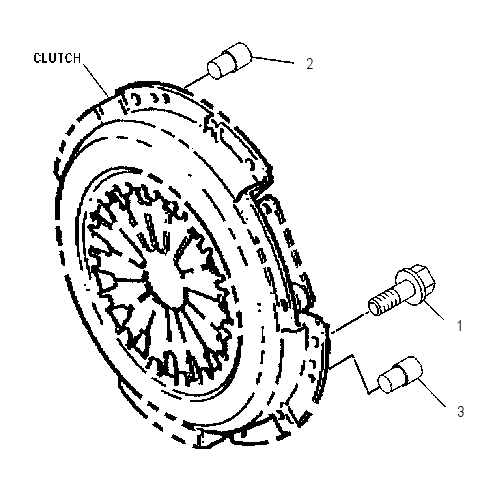 MOUNTING GP-CLUTCH 1372673 CAT
