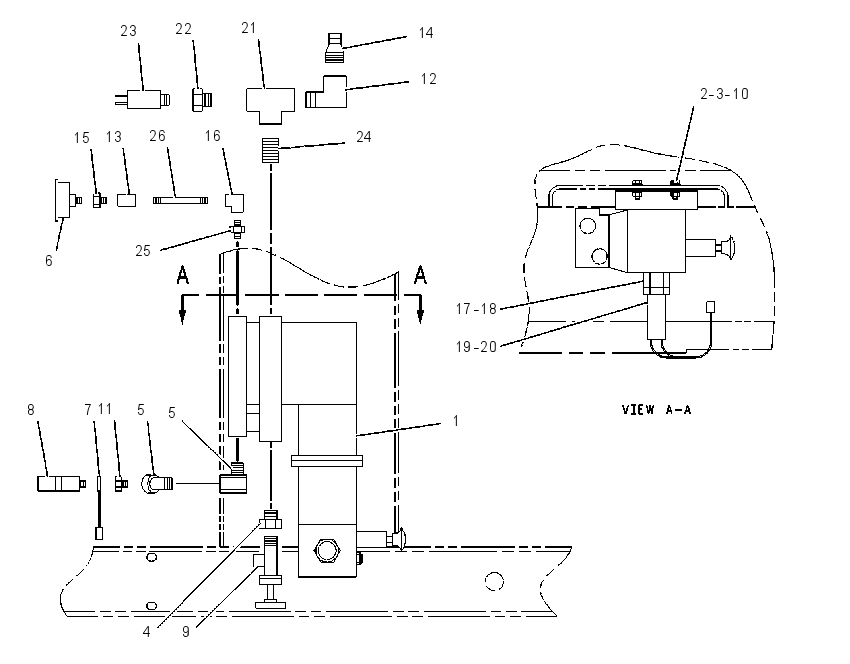 PUMP & LINES GP-WATER SPRAY 1123135 CAT