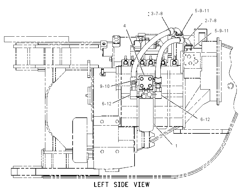 FILTER & LINES GP-TRANSMISSION 1267699 CAT