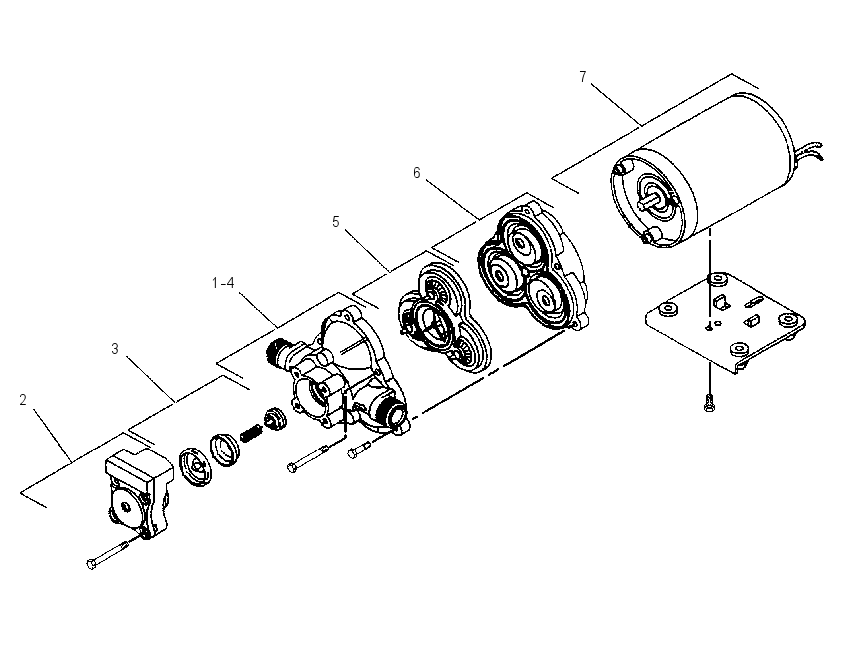 PUMP GP-WATER SPRAY 1288625 CAT