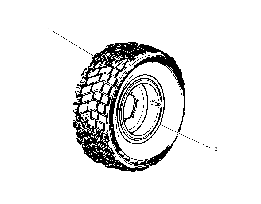 Колесо 1G3932 CAT