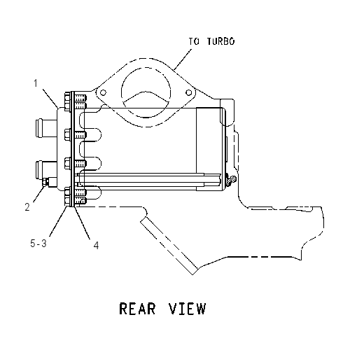AFTERCOOLER GP 1240457 CAT