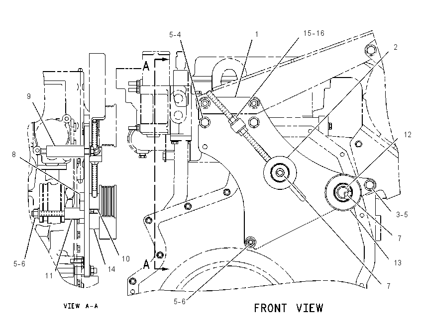 BELT TIGHTENER GP 1329809 CAT