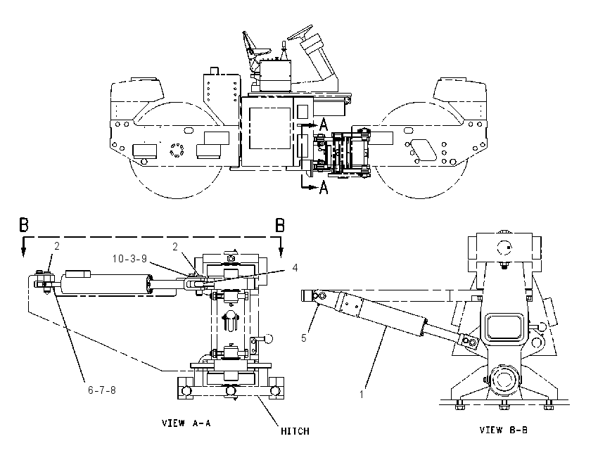 CYLINDER & MTG GP-OFFSET 1103263 CAT