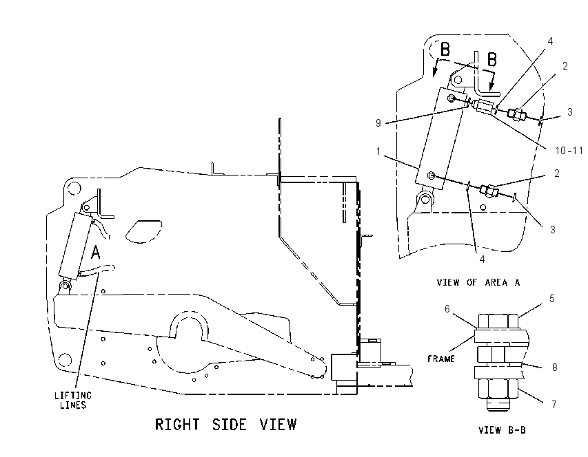 CYLINDER & MTG GP-LIFT 1263457 CAT
