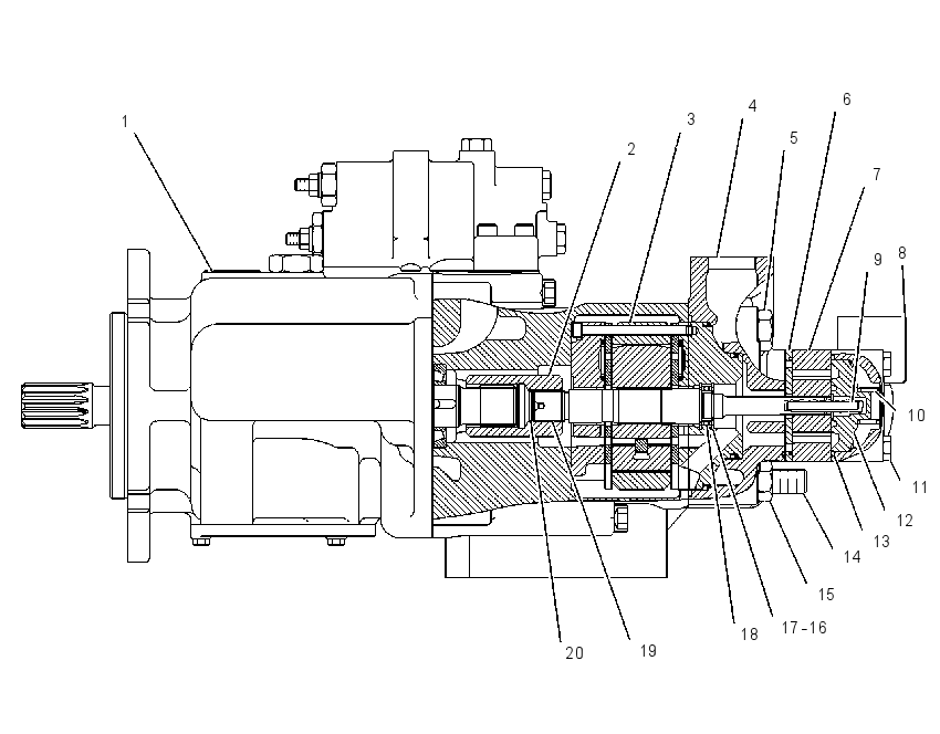 PUMP GP-PISTON & VANE 1248642 CAT