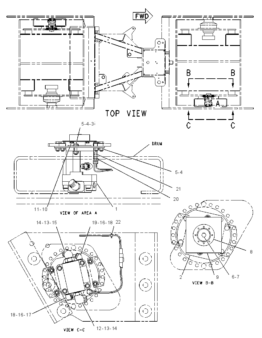 MOTOR & MTG GP-VIBRATORY 1216902 CAT