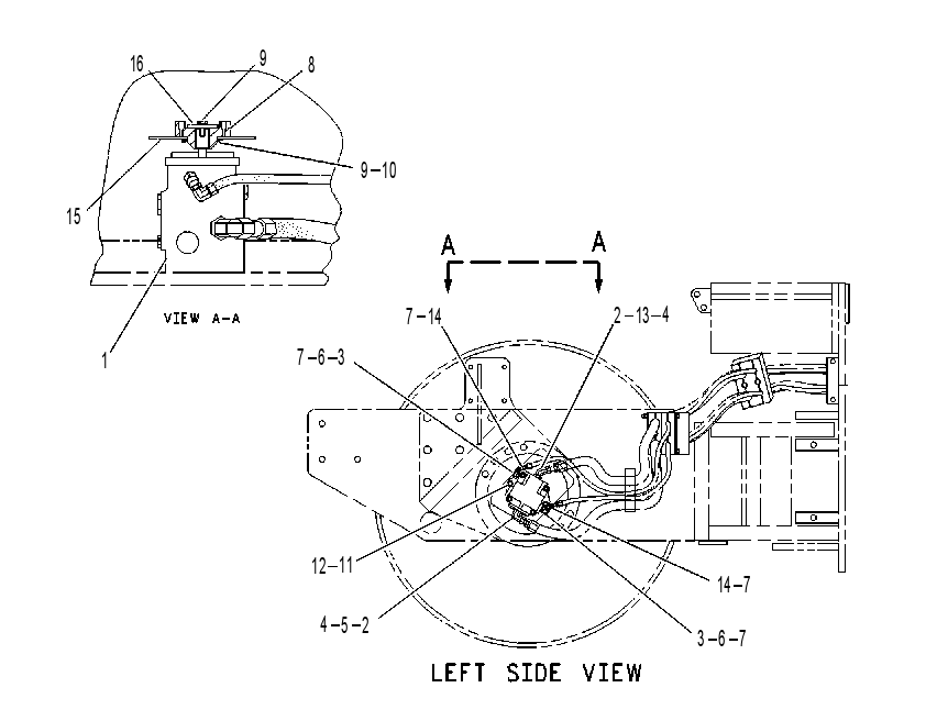 MOTOR & MTG GP-VIBRATORY 1239295 CAT