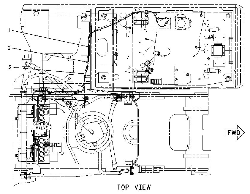 WIRING GP-AUXILIARY CONTROL 1342234 CAT