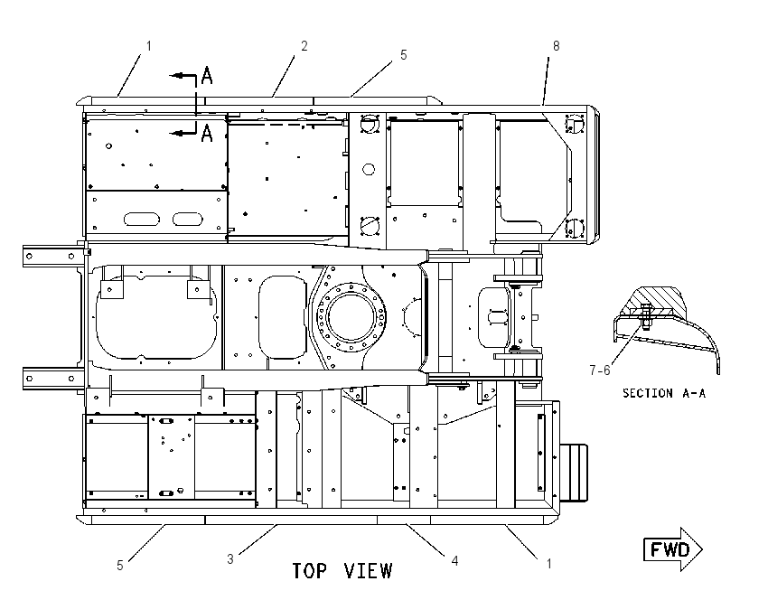 BUMPER GP-SIDE 1289999 CAT