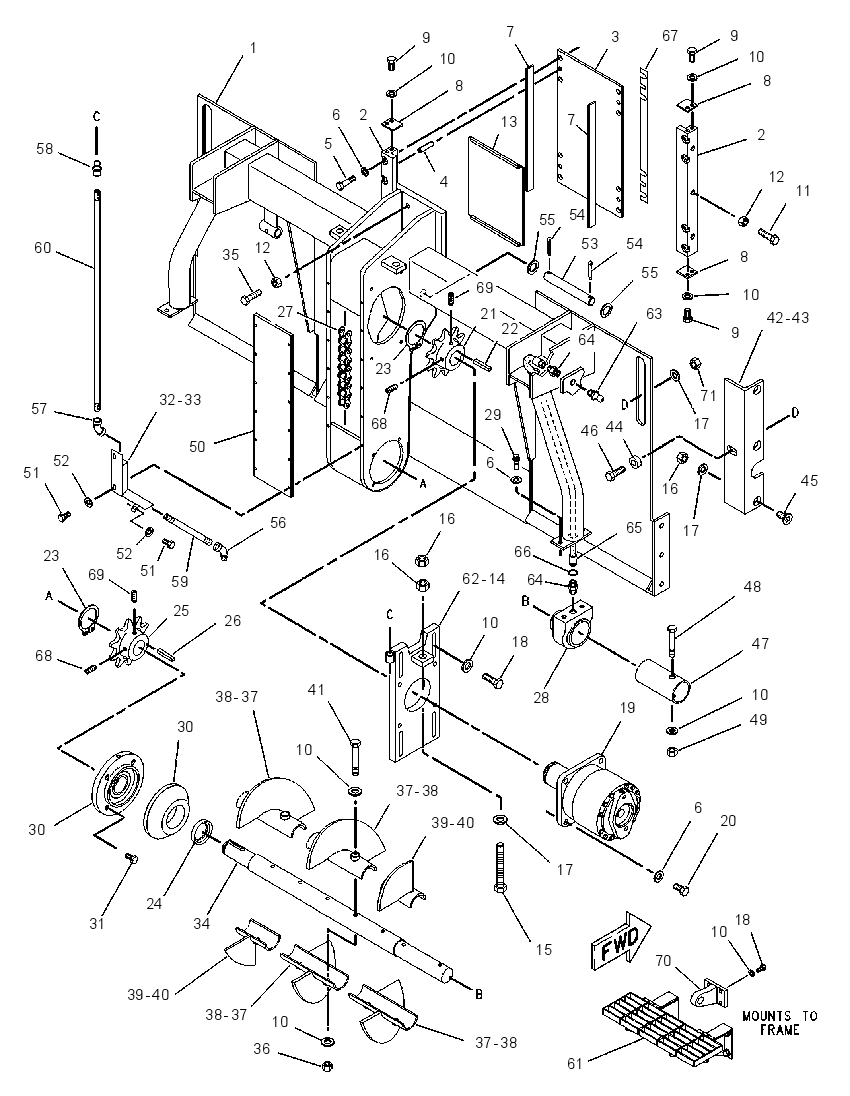 CONVEYOR GP-AUGER 1046599 CAT
