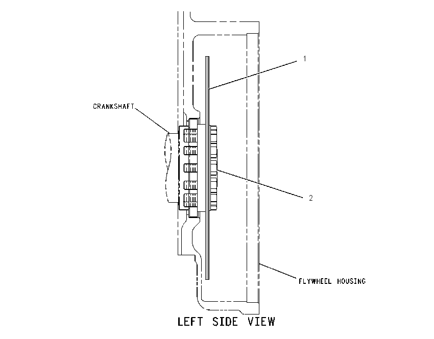 ADAPTER GP-ENGINE TO XMSN 1331860 CAT