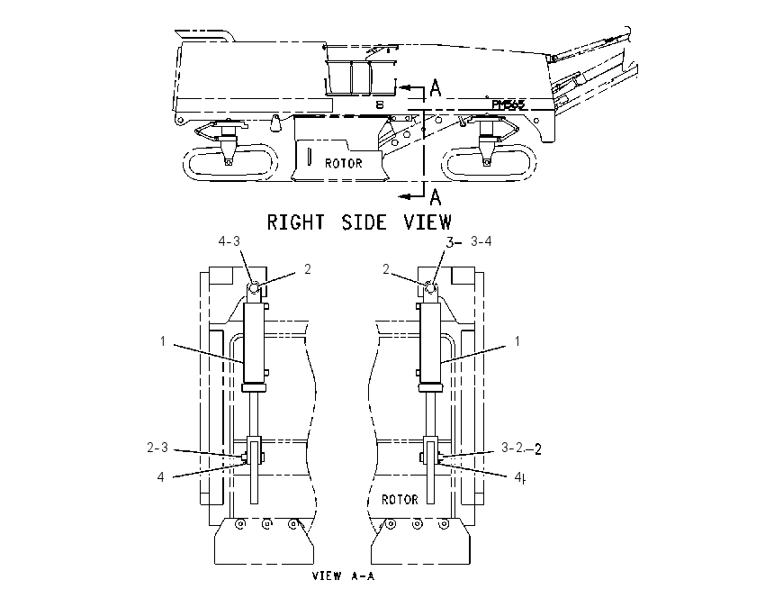 CYLINDER & MTG GP-DOOR 1323933 CAT