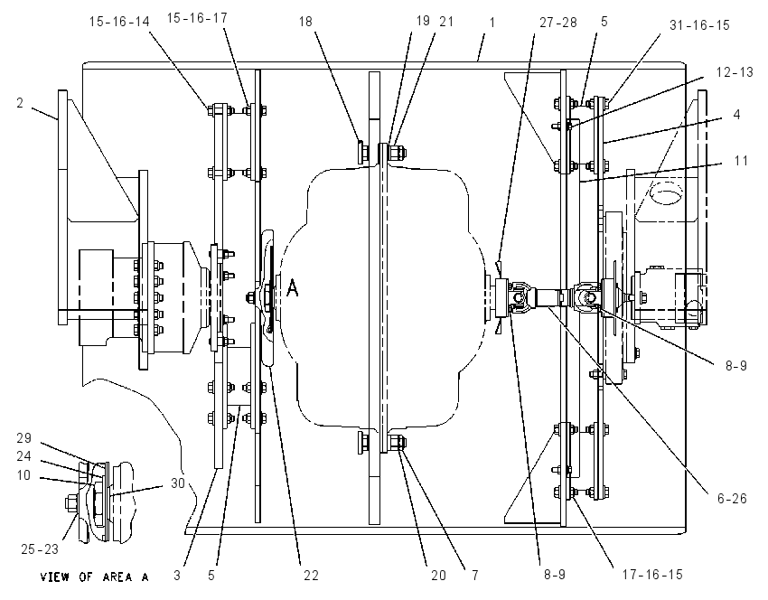 DRUM GP-COMPACTOR 1G9639 CAT