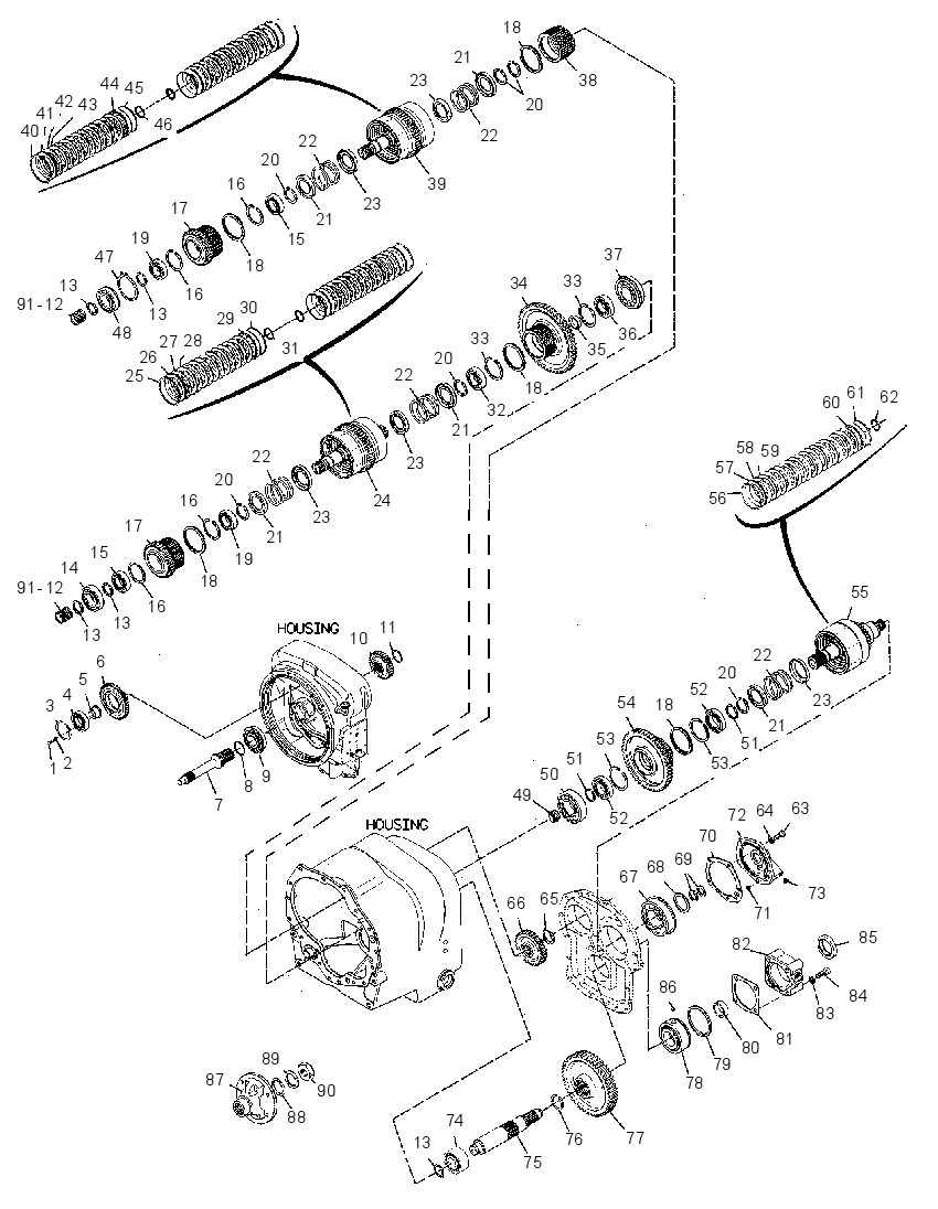 Трансмиссия 1G3247 CAT