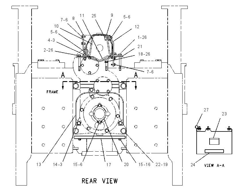 MOUNTING GP-POWER TAKE-OFF 1137271 CAT