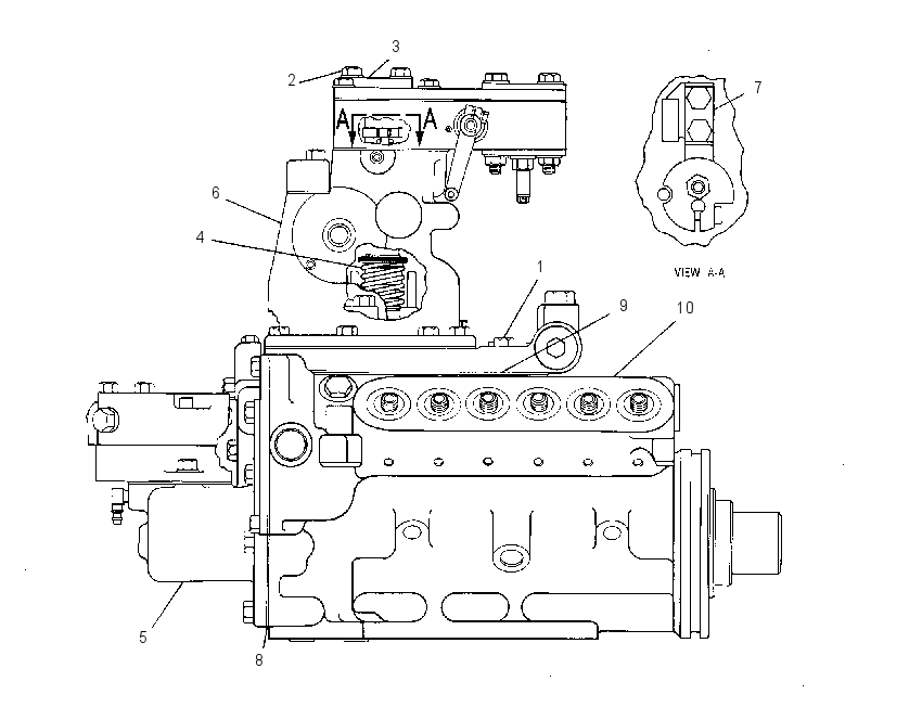 PUMP GP-GOV, FUEL INJ & TFR 1313239 CAT