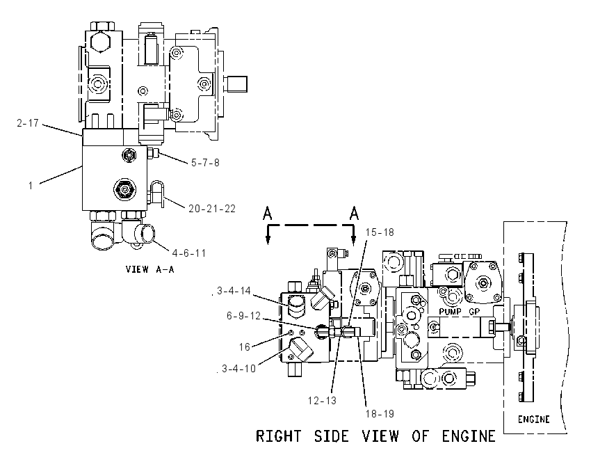 VALVE & MTG GP-VIBRATORY 1371564 CAT