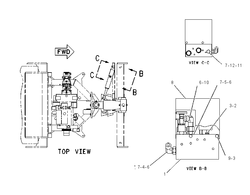 VALVE & MTG GP-OFFSET 1376261 CAT