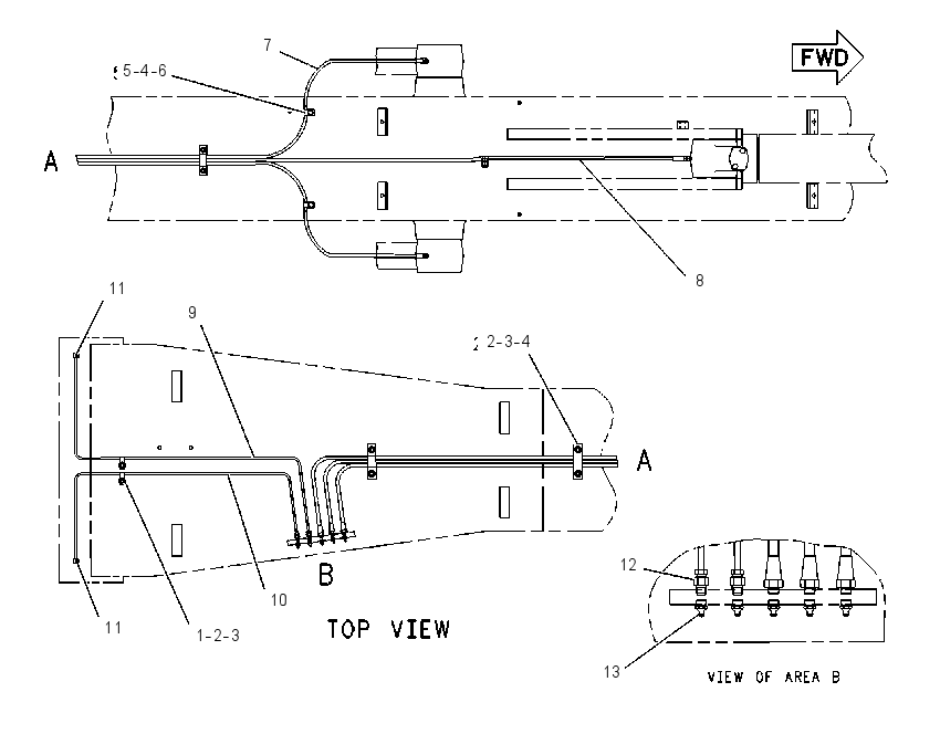 Трубопроводы смазки 1175524 CAT