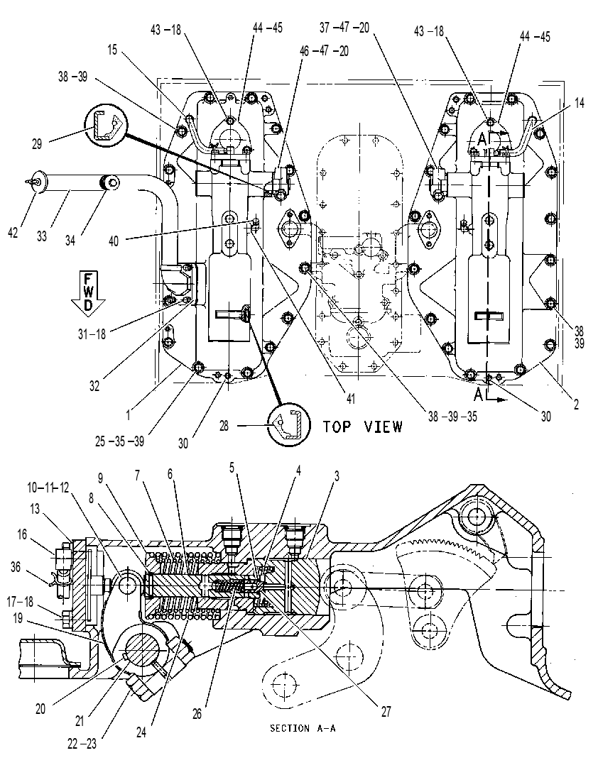 MECHANISM GP-BRAKE 1259182 CAT
