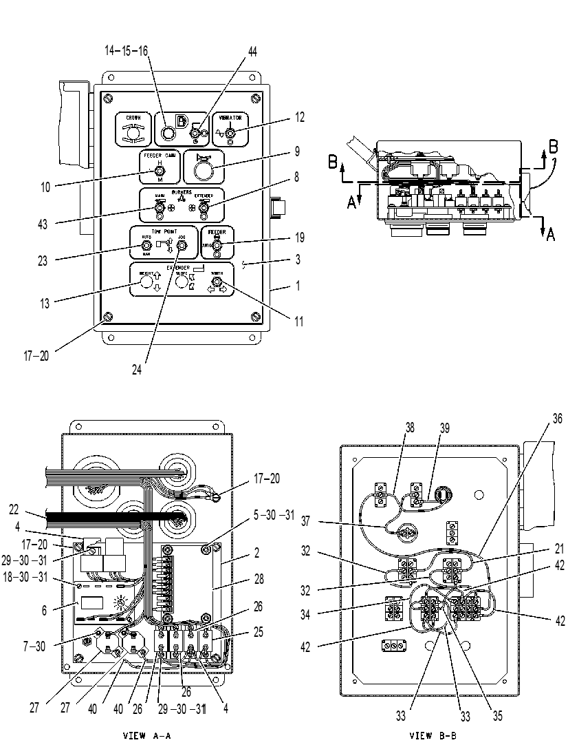 BOX GP-SCREED CONTROL 1299808 CAT