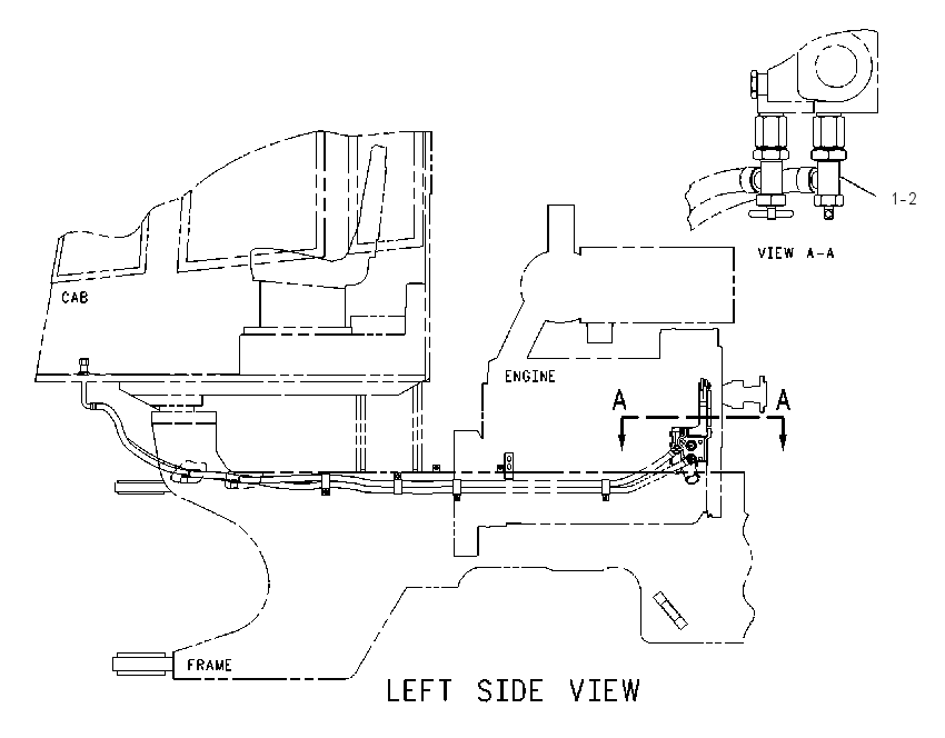 CONNECTOR GP-CAB HEATER LINES 1246229 CAT