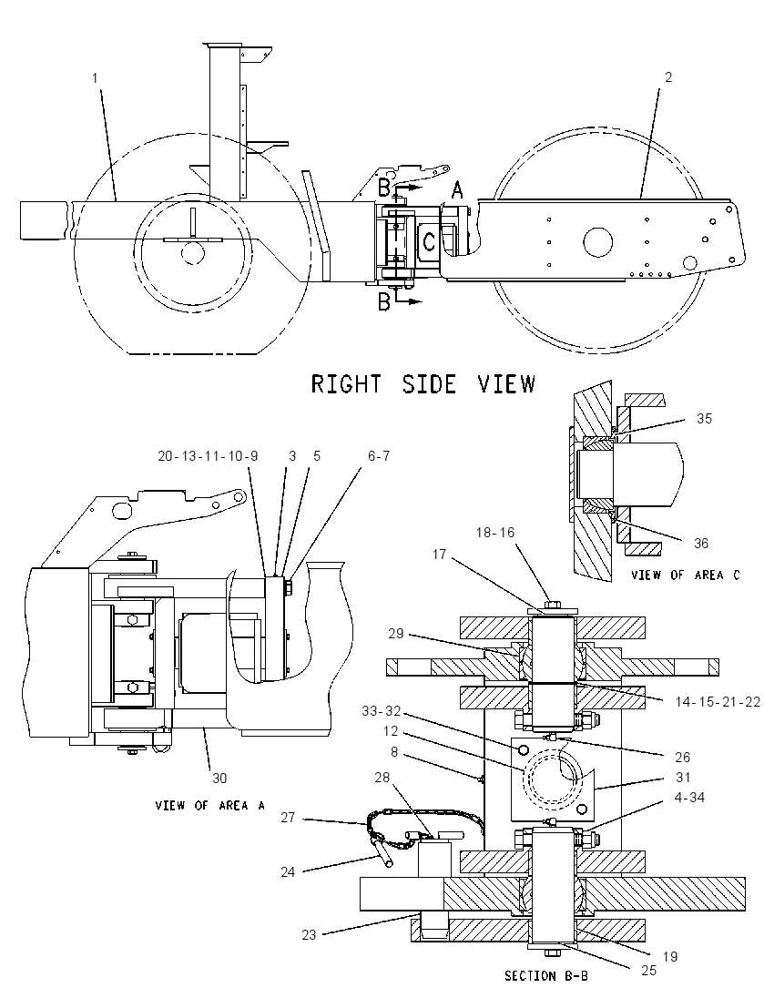 FRAME GP-MAIN 1190543 CAT