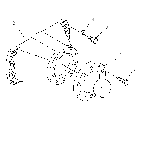 BULLDOZER TRUNNION 1091353 CAT