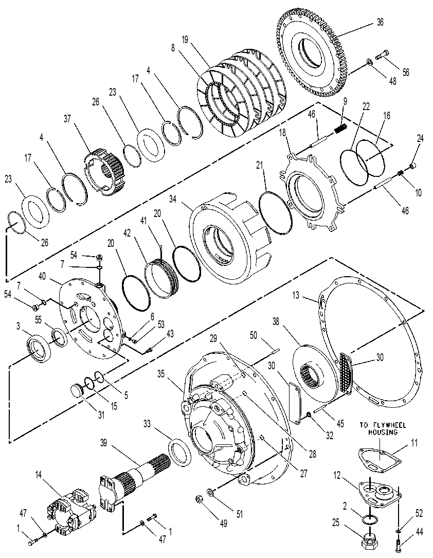 CLUTCH GP-FLYWHEEL 1254243 CAT