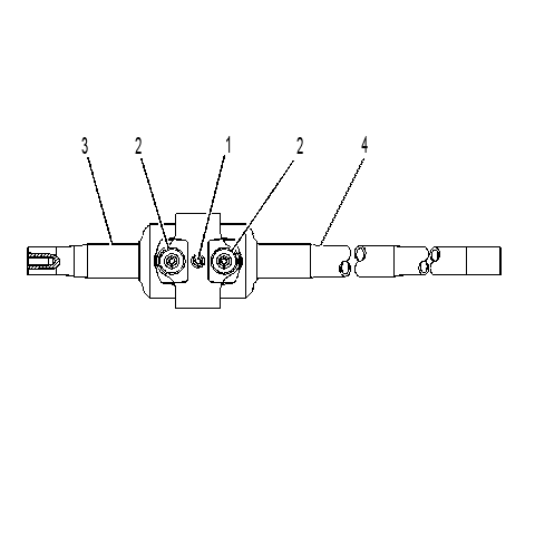 SHAFT GP-FRONT AXLE 1348305 CAT