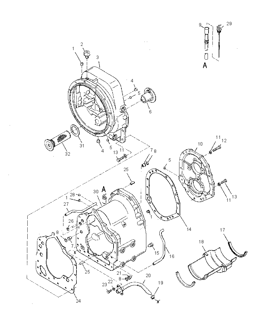 HOUSING GP-TRANSMISSION 1244742 CAT