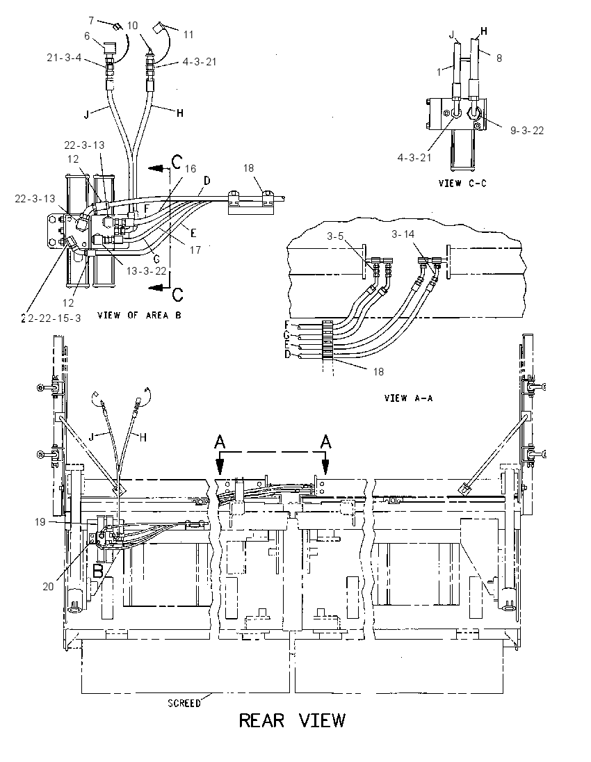 LINES GP-EXTENSION 7R7039 CAT