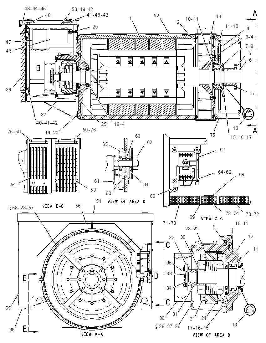 Генератор 6I4857 CAT