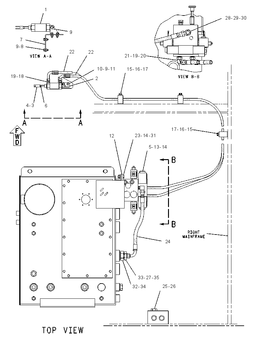 LINES GP-THROTTLE 1070483 CAT