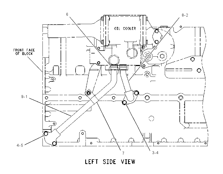 Трубопроводы масляные двигателя 1270409 CAT