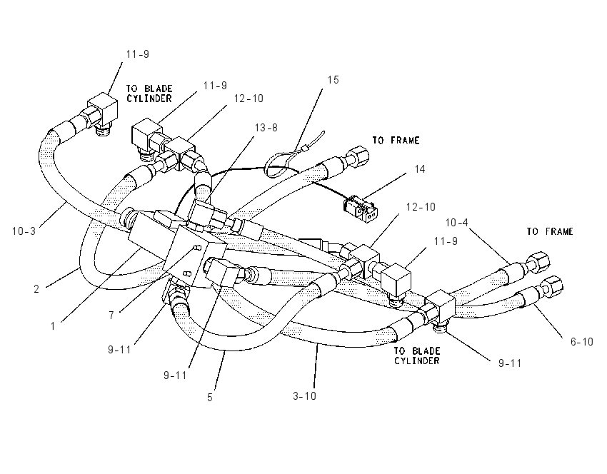 LINES GP-BLADE CYLINDER 1200438 CAT