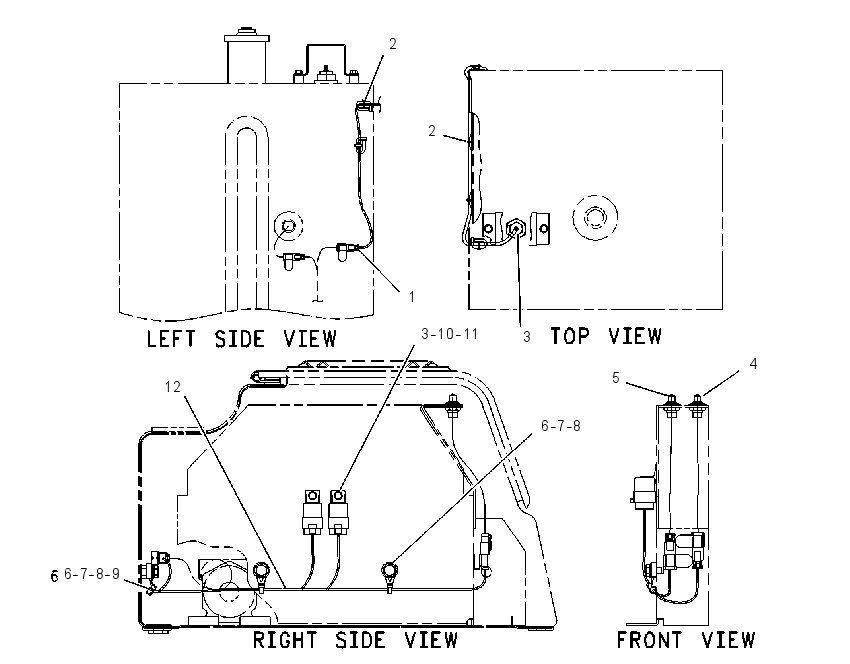 WIRING GP-REFUELING PUMP 1288875 CAT