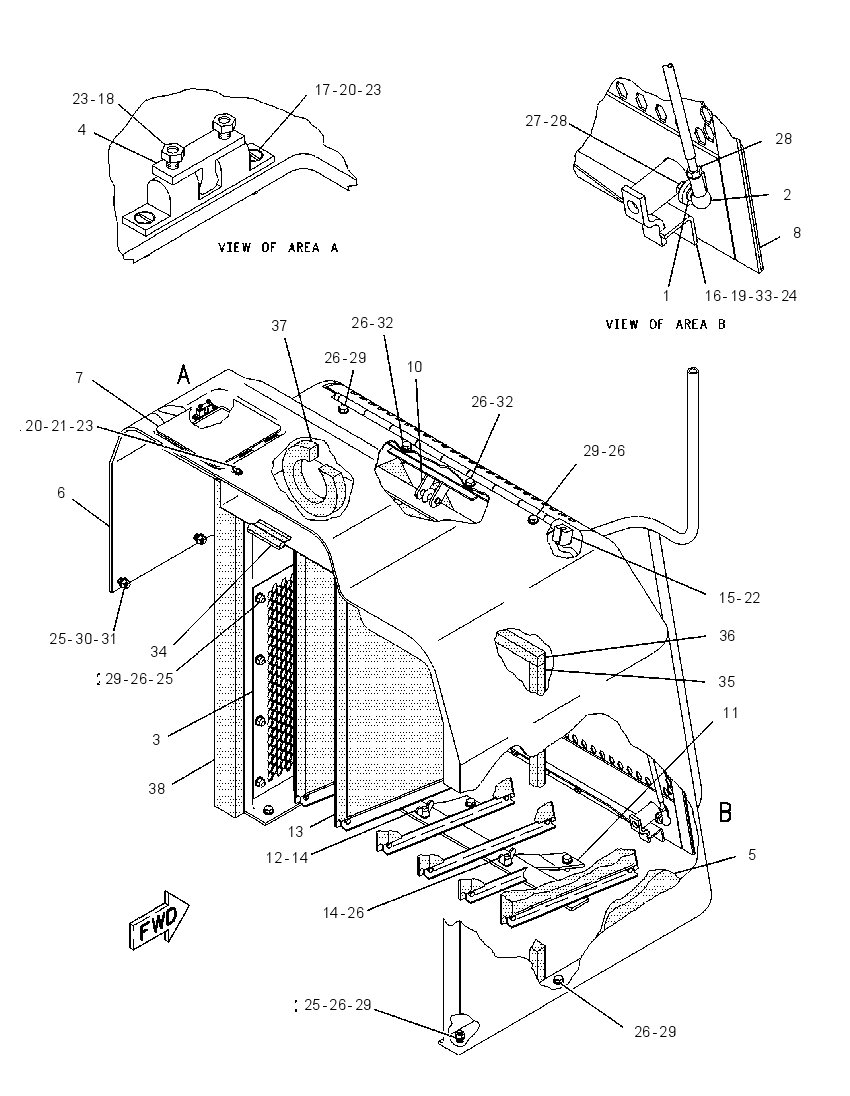 ENCLOSURE GP-RADIATOR 1130390 CAT