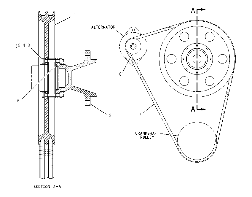 PULLEY GP-FAN 1080113 CAT