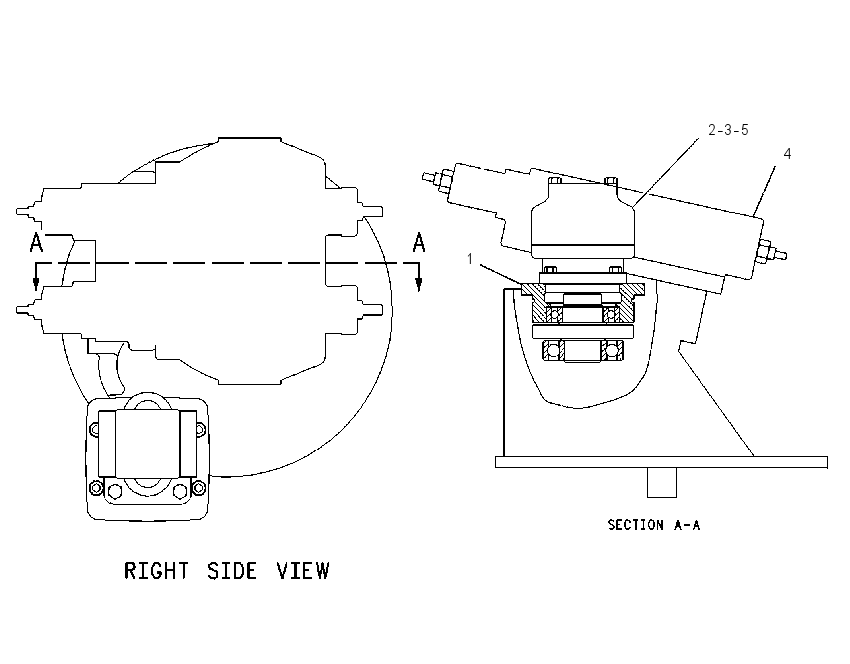 PUMP & AUXILIARY DRIVE GP 1341063 CAT