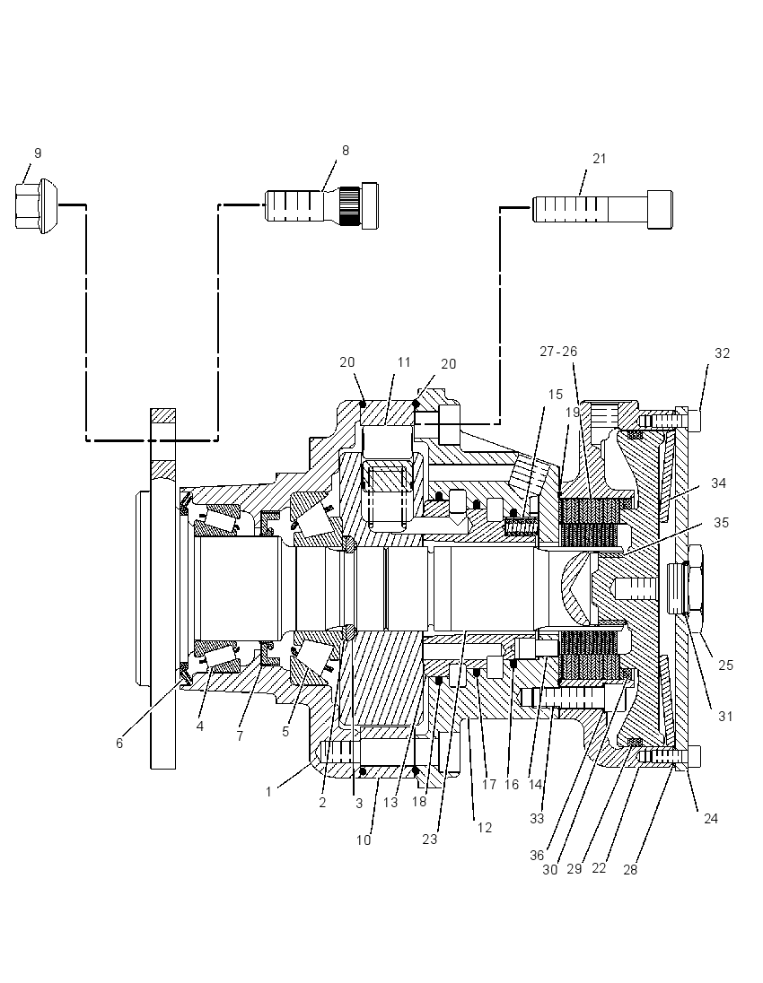 MOTOR GP-HYDRAULIC 1313118 CAT
