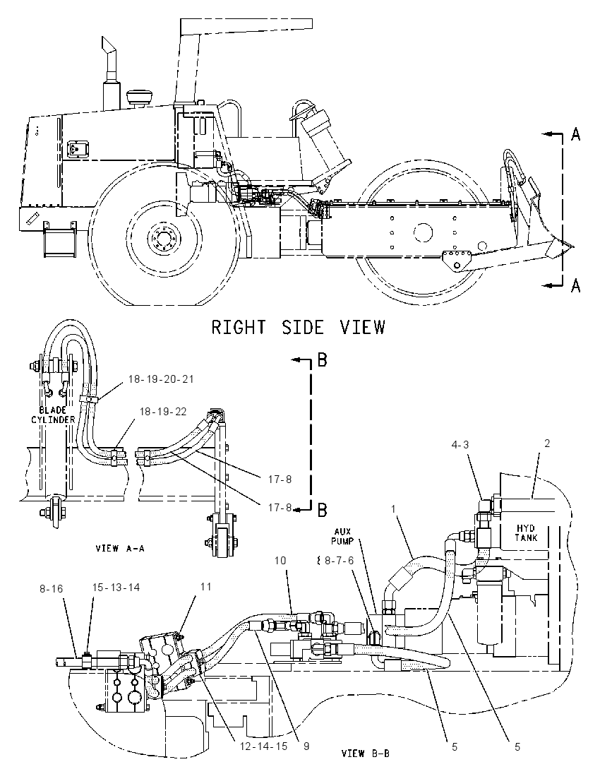 LINES GP-BLADE 1208675 CAT