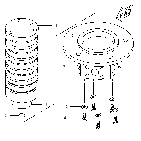 ROTOR GP-SWIVEL 7Y4830 CAT