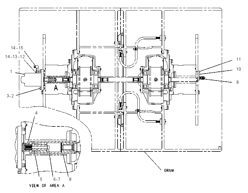 MOTOR & MTG GP-VIBRATORY 1148917 CAT