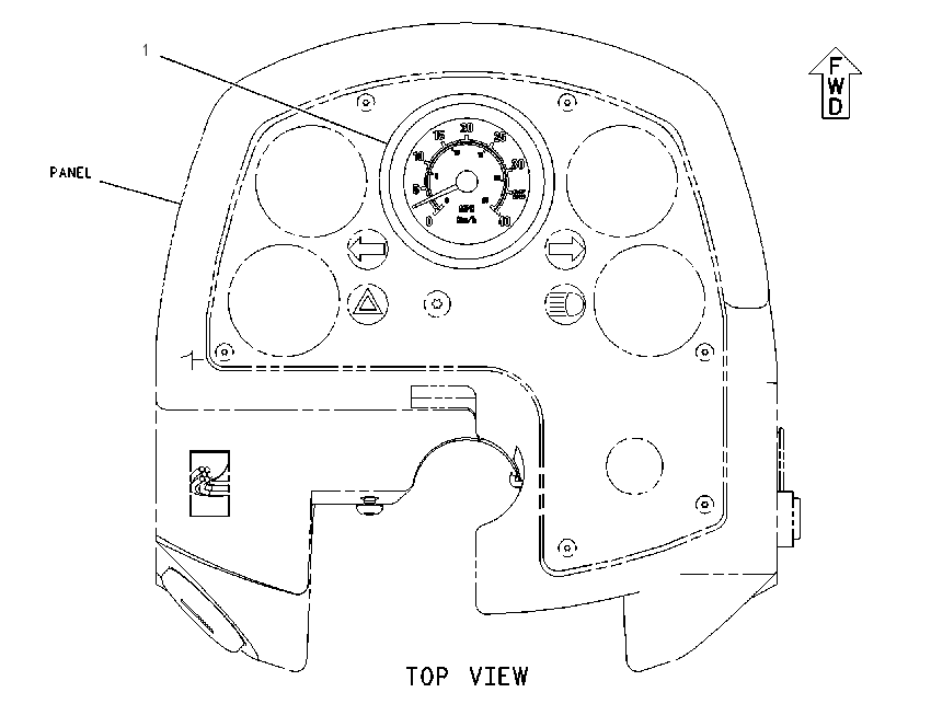 SPEEDOMETER 1344102 CAT
